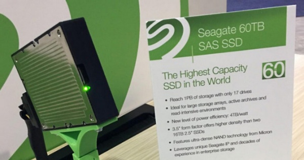 Seagate giới thiệu ổ SSD 60TB, chứa tới 12.000 bộ phim DVD