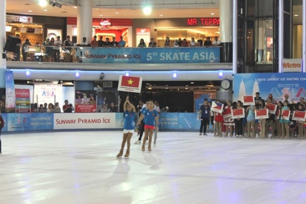 VĐV nhí Việt giành huy chương vàng giải trượt băng châu Á