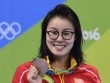 Nữ VĐV bơi lội Trung Quốc tuột huy chương vì thi đấu vào ngày "đèn đỏ"