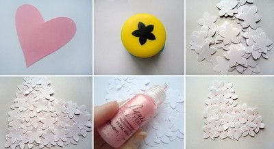 Cách làm thiệp Valentine handmade trái tim hoa cực yêu