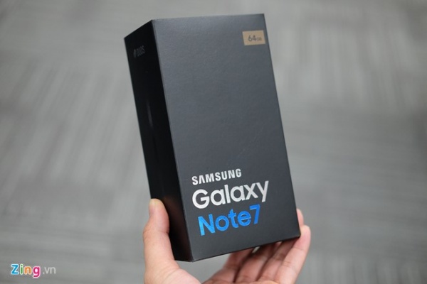 Mở hộp Galaxy Note 7 sắp bán ở Việt Nam