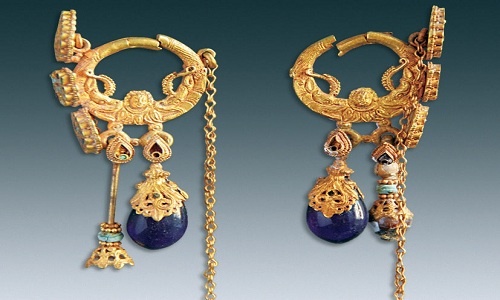 Bộ trang sức nạm đầy ngọc quý trong mộ nữ quý tộc Trung Quốc