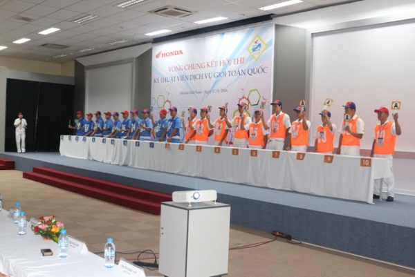 Honda Việt Nam tổ chức vòng chung kết Hội thi kỹ thuật viên dịch vụ giỏi
