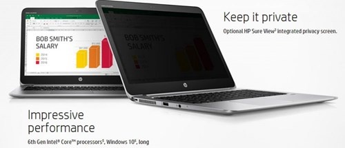 HP ra mắt laptop EliteBook chống nhìn trộm