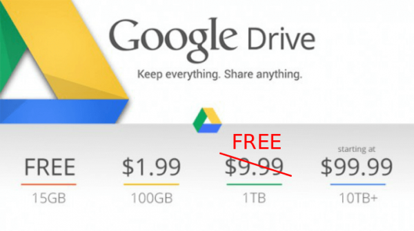 Cách nhận 1TB dung lượng bộ nhớ miễn phí trên Google Drive trong 2 năm