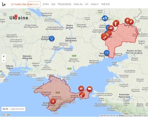 Căng thẳng Ukraine- Nga: Cuộc tập trận của Kiev