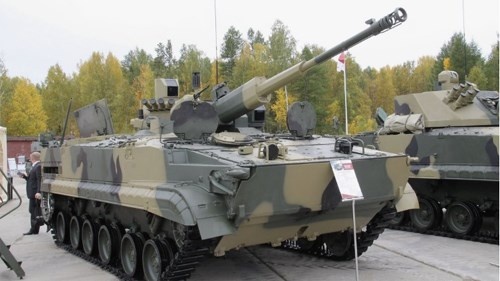 Nga giới thiệu xe BMP-3K mới với pháo 57mm