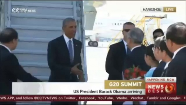 Xôn xao chuyện Trung Quốc không trải thảm đỏ đón Tổng thống Obama tới dự G20