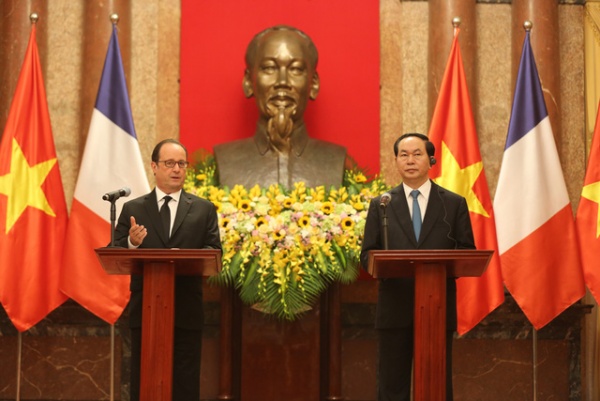 Tổng thống Pháp ủng hộ Việt Nam trong nỗ lực bảo vệ chủ quyền
