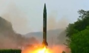 Triều Tiên công bố video phóng ba tên lửa đạn đạo