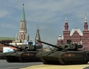 Dàn tăng "quái vật" Armata của Nga đồng loạt khai hỏa khoe uy lực