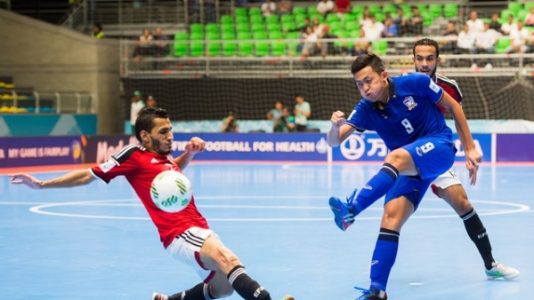 Thắng Ai Cập, Thái Lan chắc suất vào vòng knock-out World Cup futsal 2016