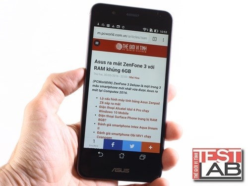 Đánh giá smartphone Asus ZenFone 3 Max