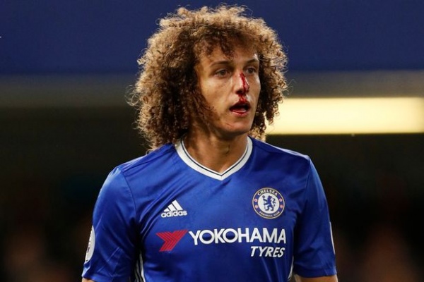 David Luiz đổ máu trong ngày ra mắt Chelsea
