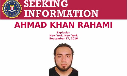 Cảnh sát Mỹ công bố ảnh nghi phạm đánh bom New York