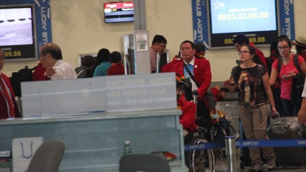 Đoàn thể thao Người khuyết tật Việt Nam về nước sau thành công tại Paralympic