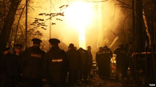 Trực thăng cứu hộ rơi gần Moscow, ba người chết