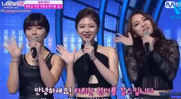 3 cô gái Việt gây sốt trên chương trình truyền hình của Hàn Quốc