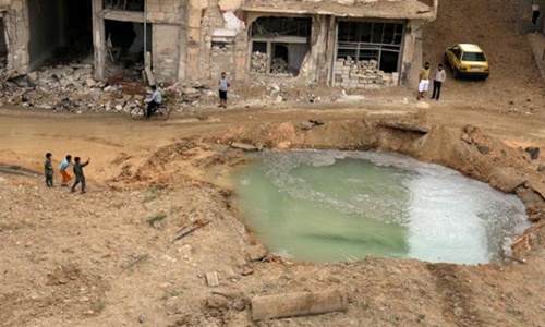 Hai triệu người Syria ở Aleppo không có nước sinh hoạt