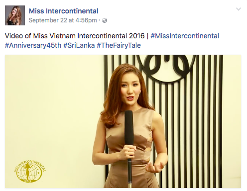 Video nói tiếng Anh của người đẹp Việt thi Hoa hậu Liên lục địa gây tranh cãi