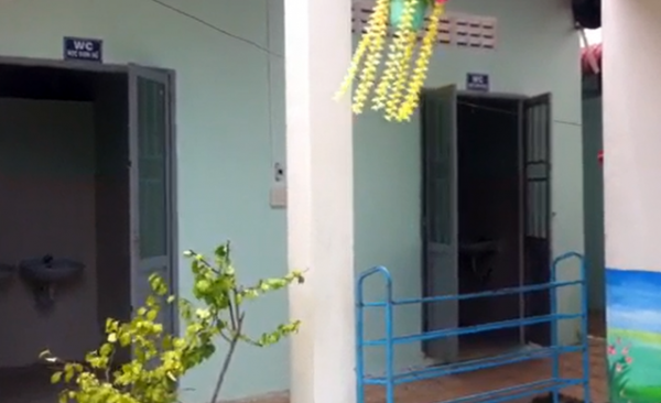 Cần Thơ: Nhà vệ sinh trường tiểu học 30m2 trị giá 700 triệu đồng