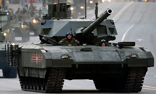 Tăng T-14 Armata bắn hạ đạn xuyên giáp lõi urani nghèo
