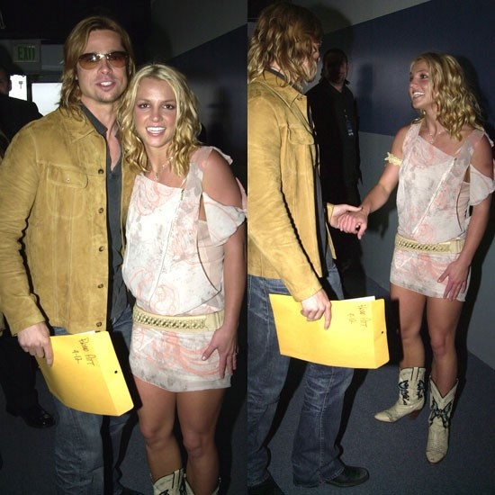 Britney Spears vui khi Brad Pitt độc thân
