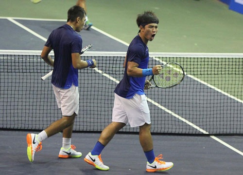 Hoàng Nam – Hoàng Thiên thắng thuyết phục vòng 1 Vietnam Open
