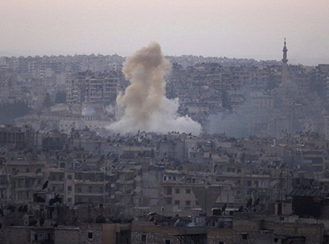 Quân đội Syria cho nổ tung hầm trú ẩn của khủng bố ở Aleppo