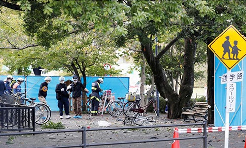 Cựu binh Nhật Bản nổ bom tự sát ở công viên