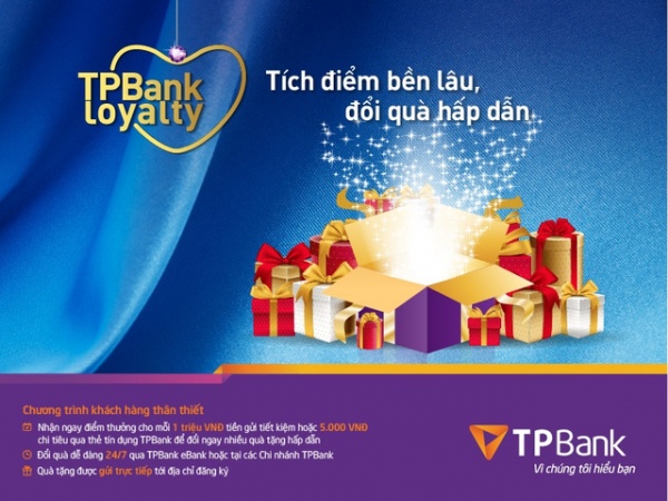 Mua sắm thả ga, tích điểm nhận quà với TPBank Loyalty