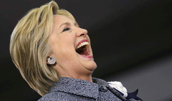 Bà Clinton đã lên sẵn kế hoạch bắn pháo hoa ăn mừng chiến thắng