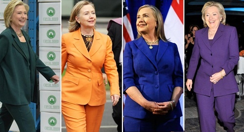 Những phụ nữ ủng hộ bà Clinton định mặc âu phục đi bỏ phiếu