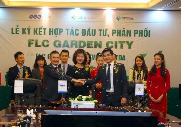 FLC GROUP, CENINVEST & STDA kí kết hợp tác đầu tư phân phối FLC Garden City