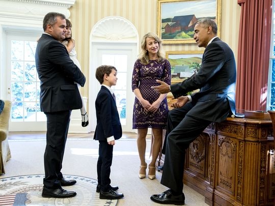 Tổng thống Obama gặp cậu bé viết thư nhận nuôi "em bé Syria"
