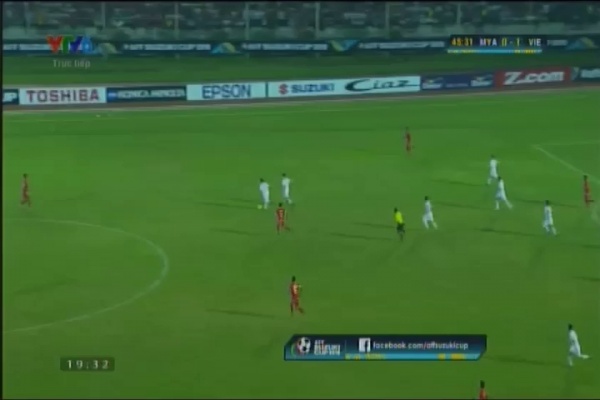 Myanmar 0-1 ĐT Việt Nam (hiệp 2)
