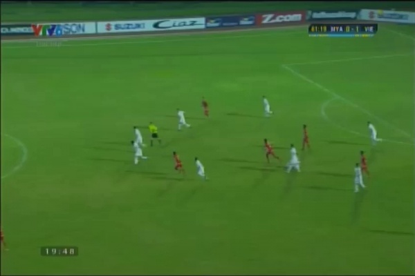 Myanmar 1-2 ĐT Việt Nam (hiệp 2)