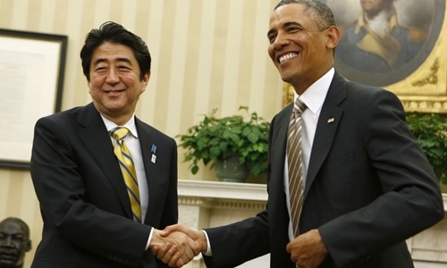 Obama gặp mặt, trấn an thủ tướng Nhật Bản