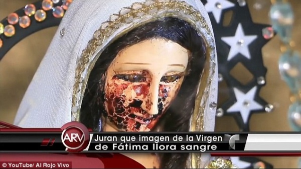 Phát hiện tượng Đức Mẹ Đồng Trinh “khóc ra máu” ở Mexico