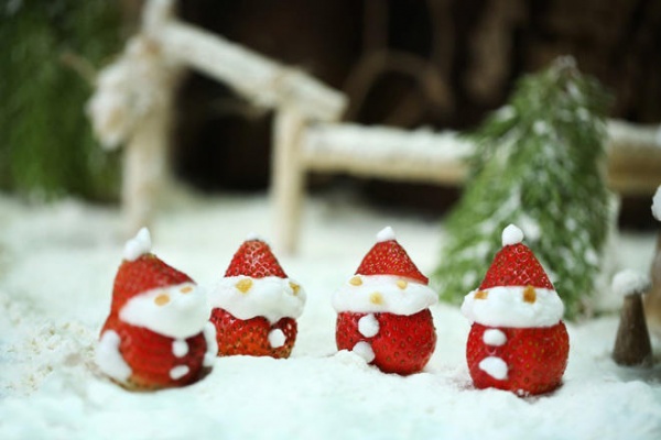 Ngắm những món đồ trang trí Giáng sinh từ rau củ quả