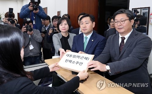 Phe đối lập trình kiến nghị luận tội Tổng thống Hàn Quốc lên quốc hội