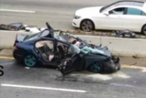 Video thanh niên Mỹ bị tai nạn vì livestream khi lái xe 183 km/h nóng trong ngày