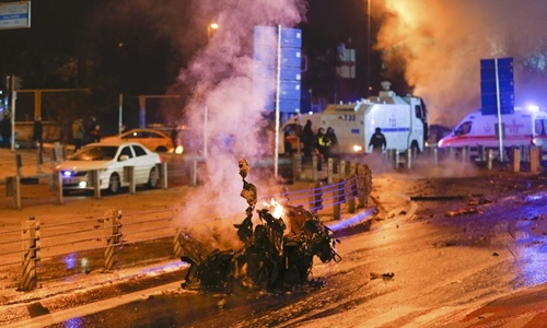 Đánh bom kép gần sân vận động Thổ Nhĩ Kỳ, 29 người chết