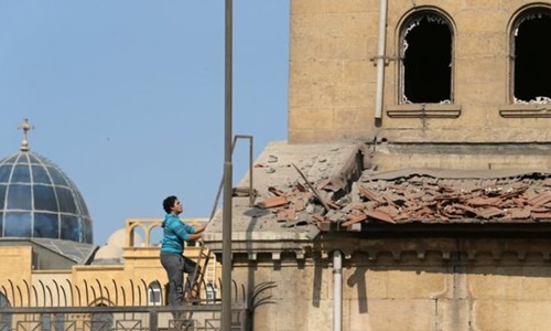 Đánh bom nhà thờ ở thủ đô Ai Cập, ít nhất 25 người chết
