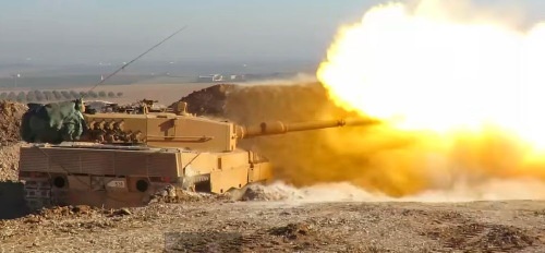 Quân đội Thổ Nhĩ Kỳ đưa xe tăng Đức tham chiến ở Syria