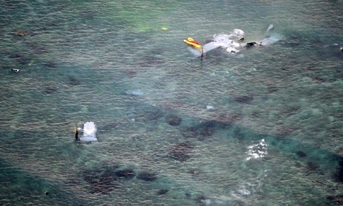 Trực thăng "Chim ưng biển" Mỹ rơi tại Nhật