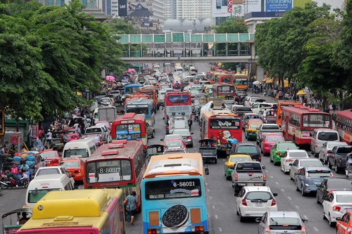 Thái Lan đứng đầu thế giới về mức độ tắc đường