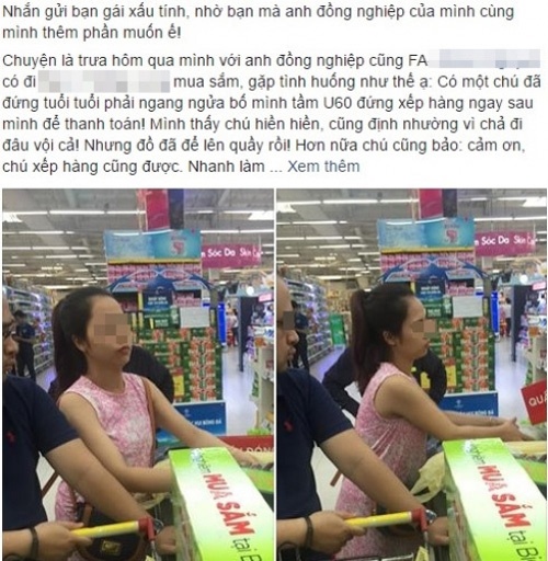 Thiếu nữ xinh đẹp gây bức xúc vì hành động thô lỗ trong siêu thị