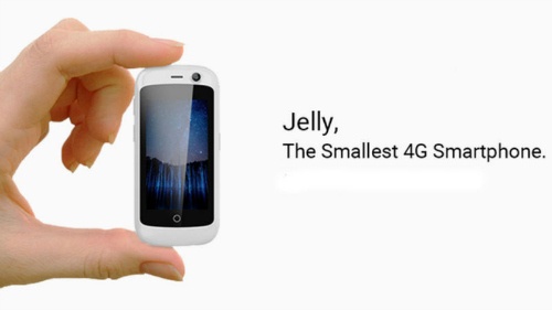 Jelly - smartphone Android nhỏ nhất thế giới hỗ trợ kết nối 4G