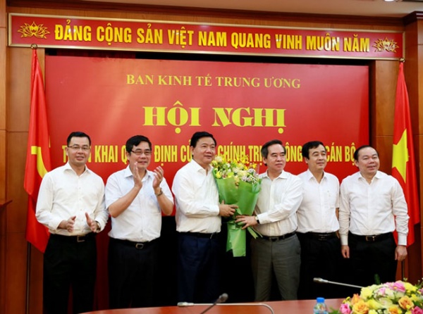 Ông Đinh La Thăng chính thức làm Phó ban kinh tế Trung ương